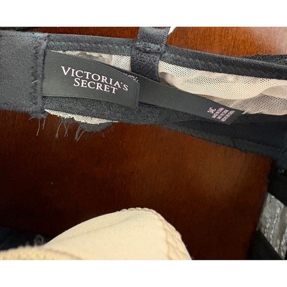 Victorias Secret Lace Mesh Garter Corset Bustier Romantic Sexy Grunge Fairycore - Picture 7 of 9